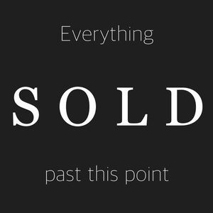 everything sold after this listing!